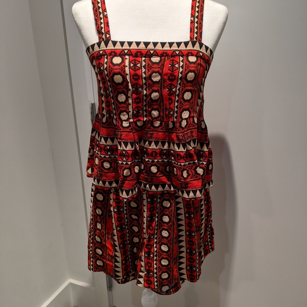 Boho style top and shorts
